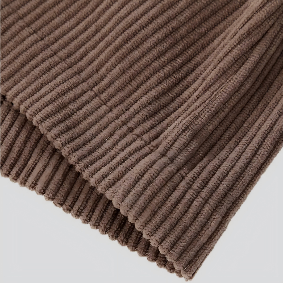 2-in-1 High-Waisted Corduroy A-Line Skirt