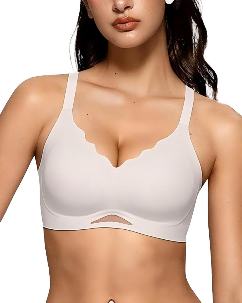 Seamless Soft Comfort Wireless Mesh Bra