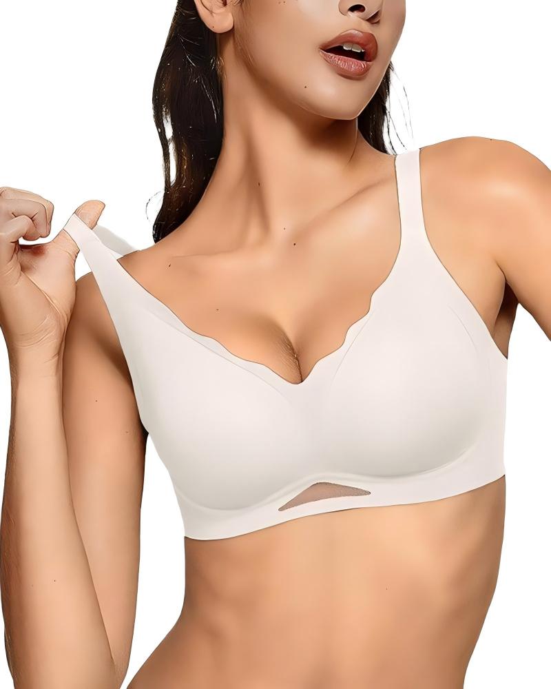 Seamless Soft Comfort Wireless Mesh Bra
