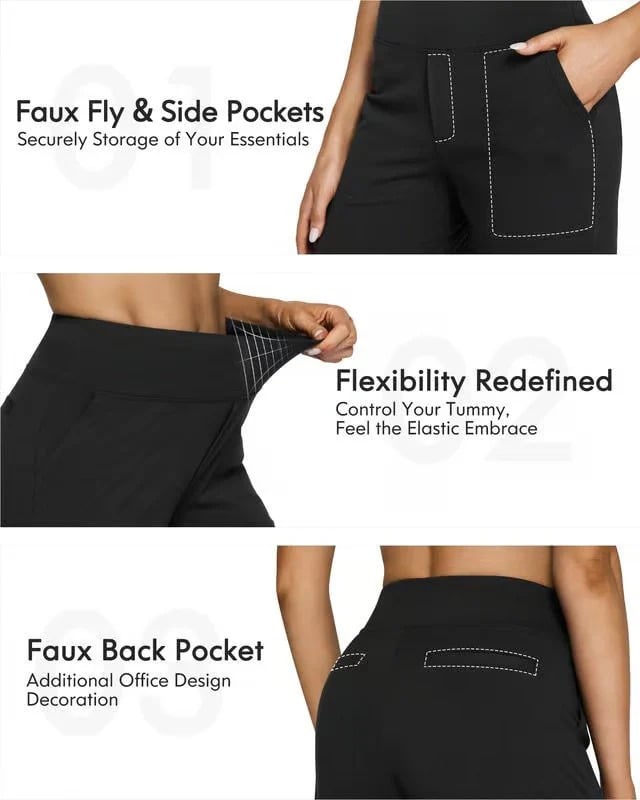 Loose High-Waist Business Casual Pants Yoga Pants