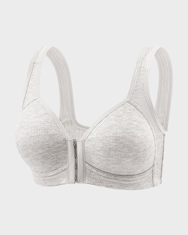 Easy-On Front Closure Wireless Support Bra