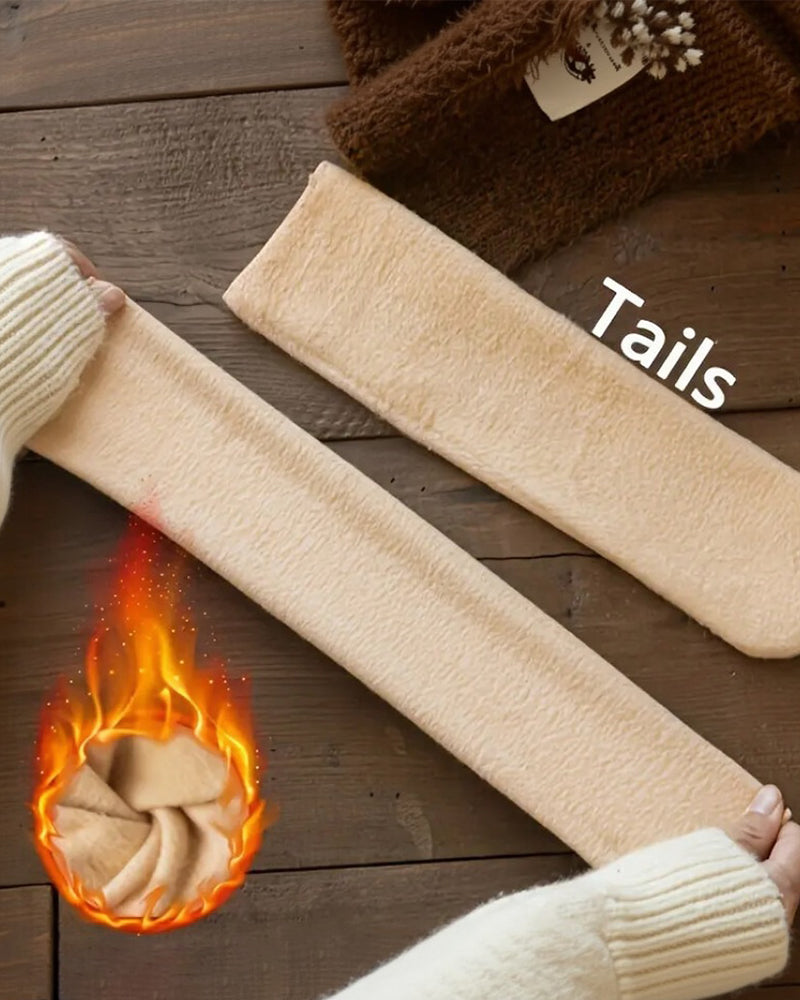 Ultra-Warm Fleece-Lined Winter Socks (6 Pairs)