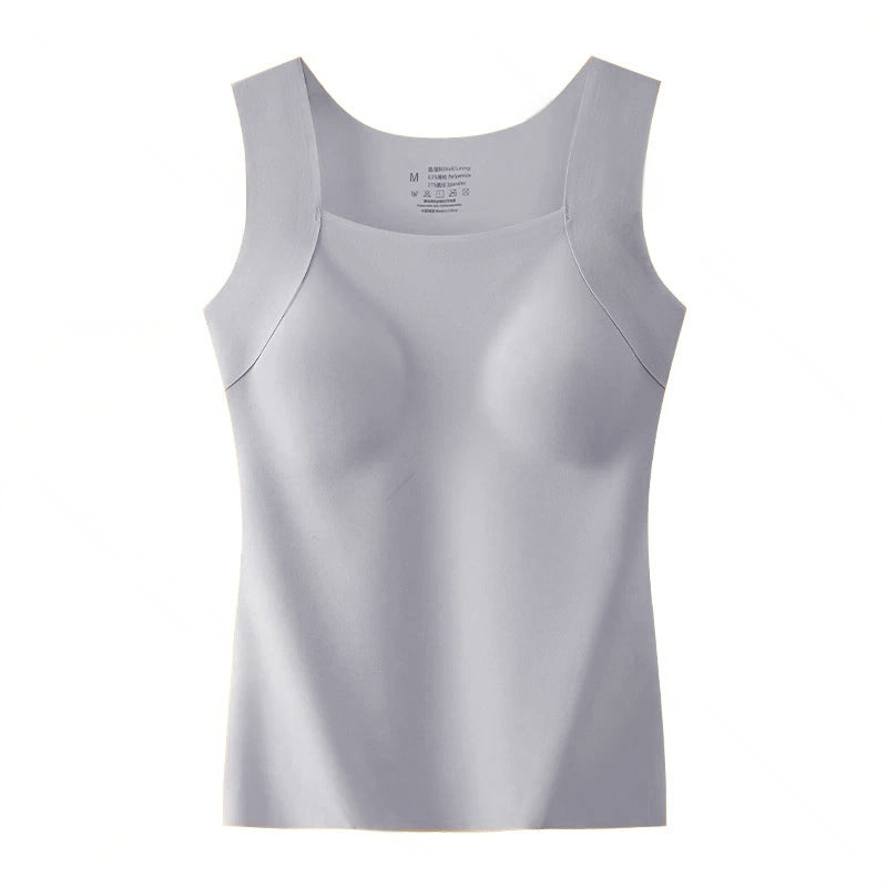 U Neck Shapewear Built-in Bra Tank