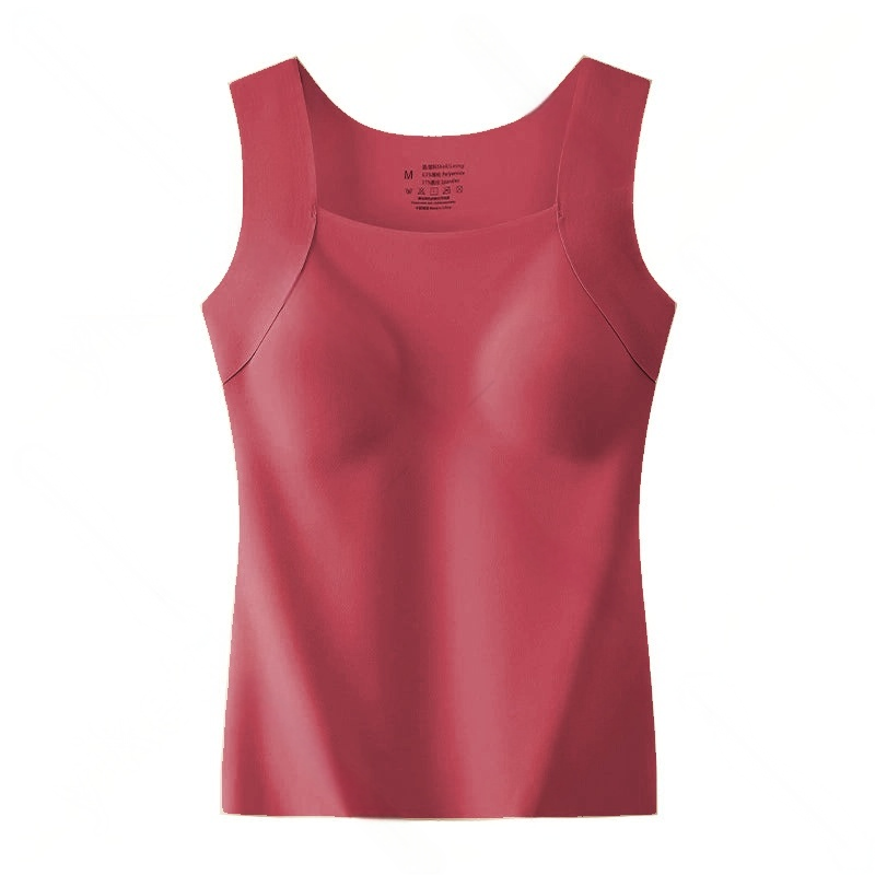U Neck Shapewear Built-in Bra Tank