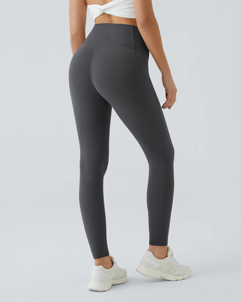 High Waisted Tummy Control Shaping Training Leggings (2 Pack)