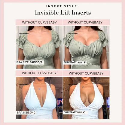 Double-Sided Adhesive Invisible Lift Inserts