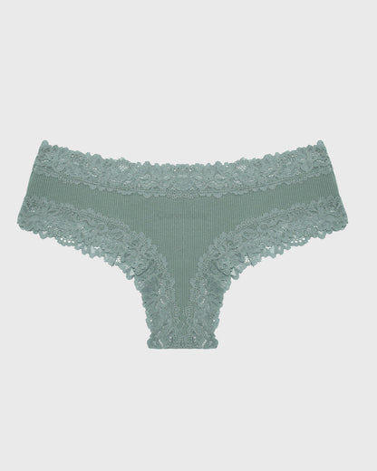 Cotton Lace Low Rise Brazilian Bikini(6-pack)