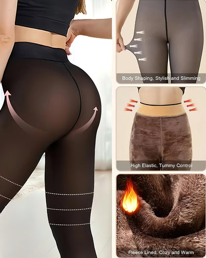 Ultra-Warm Fleece Lined Thermal Tights