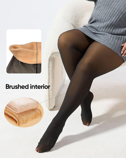 Translucent Fleece Lined Tights 2.0