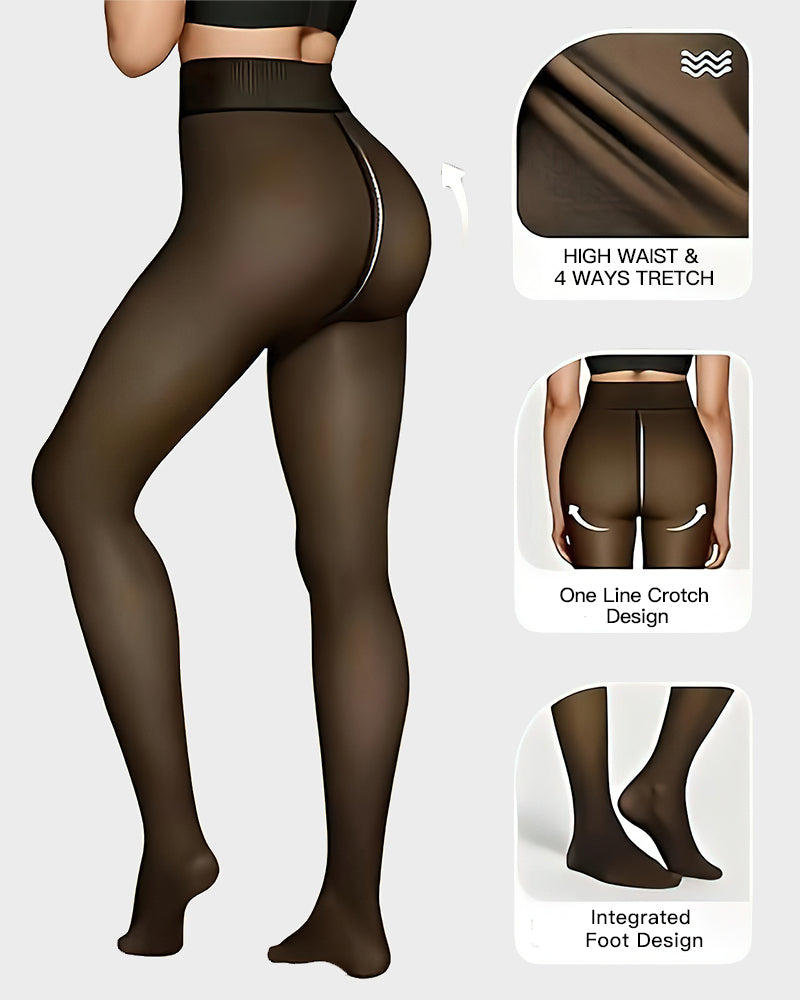 Ultra-Warm Fleece Lined Thermal Tights