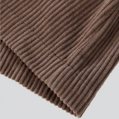 2-in-1 High Waisted Corduroy A-Line Skirt