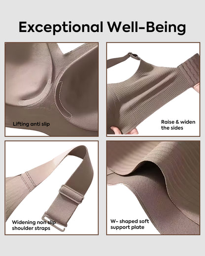 Plus Size Wireless Bra – Full Coverage, Comfortable Everyday Fit