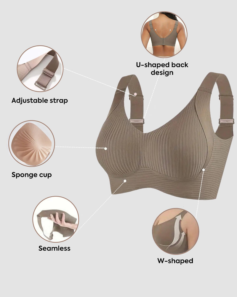 Plus Size Wireless Bra – Full Coverage, Comfortable Everyday Fit