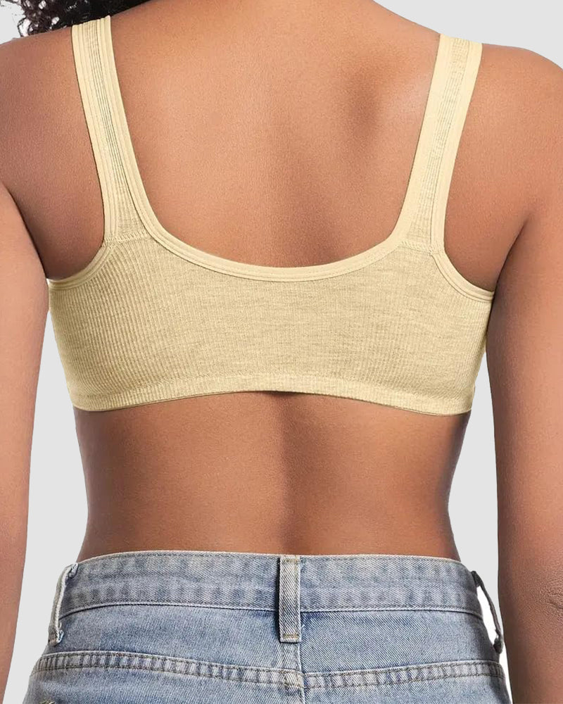 Easy-On Front Closure Wireless Support Bra