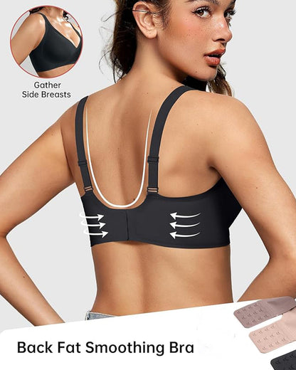 Comfort Fit Seamless Deep V Wireless Bra