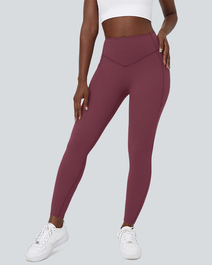 High Waisted Tummy Control Shaping Training Leggings (2 Pack)