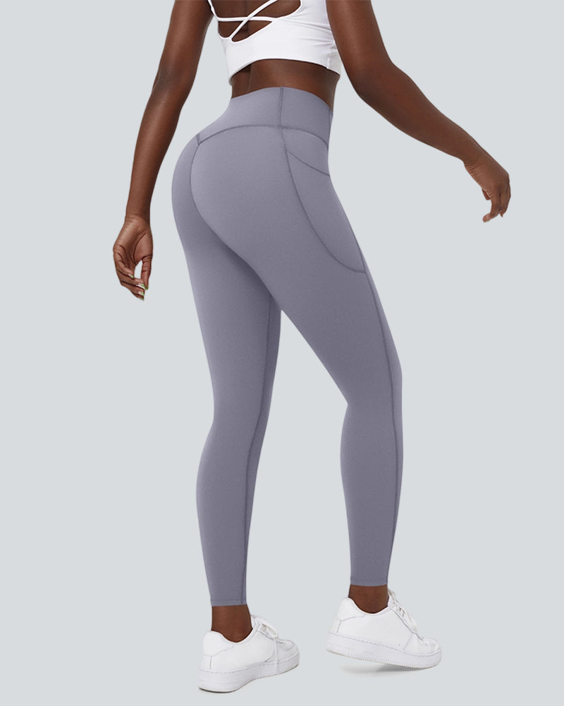 High Waisted Tummy Control Shaping Training Leggings (2 Pack)