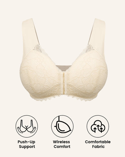 Front Closure '5D' Shaping Wireless Bra
