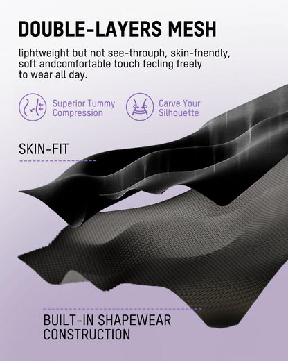 Tummy Control Butt Lifter Shaper with Zipper Crotch Fajas Colombianas
