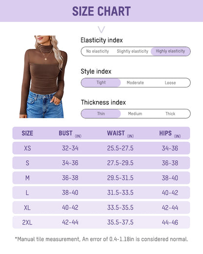 Women Long Sleeve Bodysuit Turtle Neck Shapewear