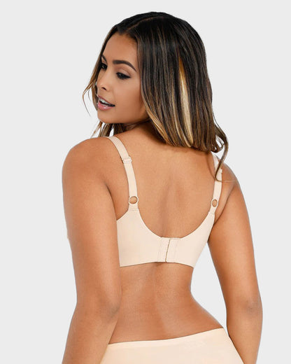 Underwire Adjustable Deep V-neck Bra