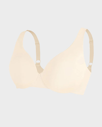 Underwire Adjustable Deep V-neck Bra