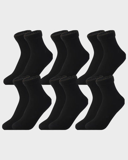 Ultra-Warm Fleece-Lined Winter Socks (6 Pairs)