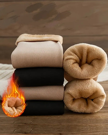 Ultra-Warm Fleece-Lined Winter Socks (6 Pairs)