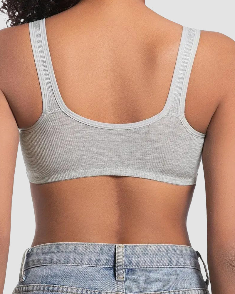 Easy-On Front Closure Wireless Support Bra