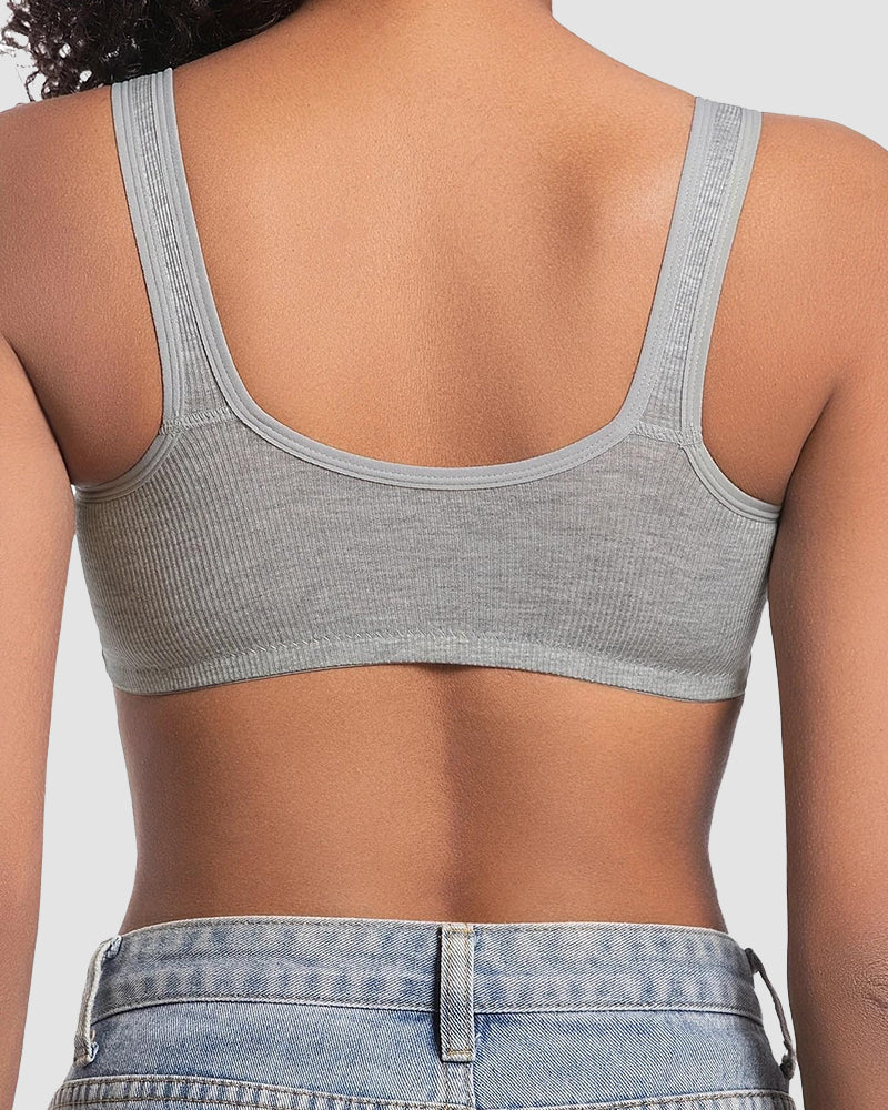 Easy-On Front Closure Wireless Support Bra