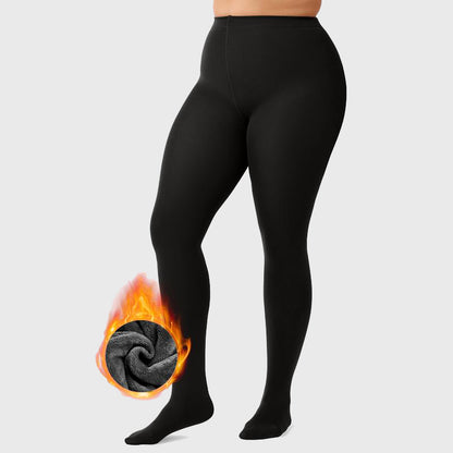 Sheer Fleece Lined Leggings – Ultra-Warm, High-Waisted Winter Tights