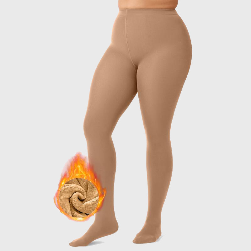 Sheer Fleece Lined Leggings – Ultra-Warm, High-Waisted Winter Tights