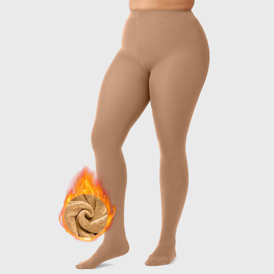 Sheer Fleece Lined Leggings – Ultra-Warm, High-Waisted Winter Tights