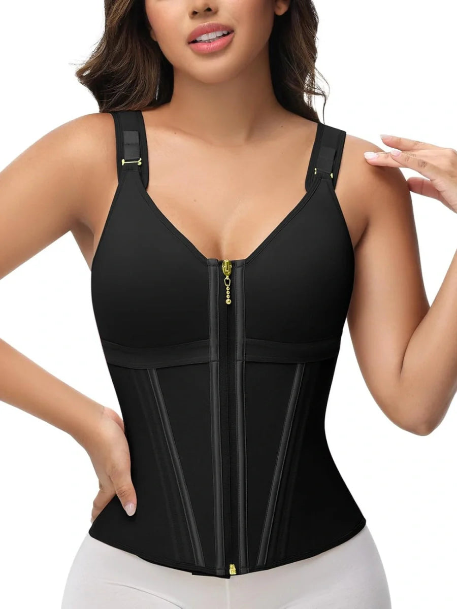 Waist Trainer Shaper Vest with Built-in Bra