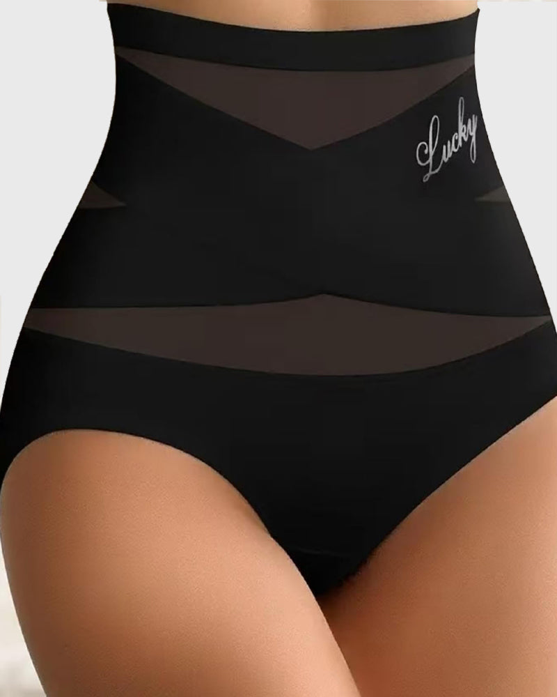 High-Waist Tummy Control Seamless Shaping Panties (4 Pack)