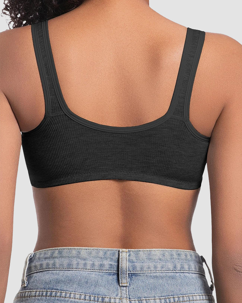 Easy-On Front Closure Wireless Support Bra