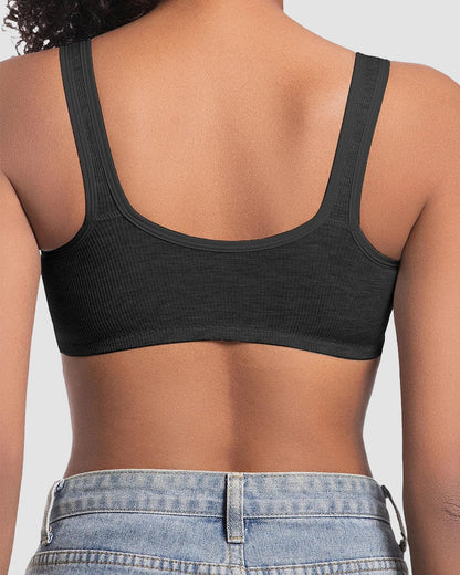 Easy-On Front Closure Wireless Support Bra
