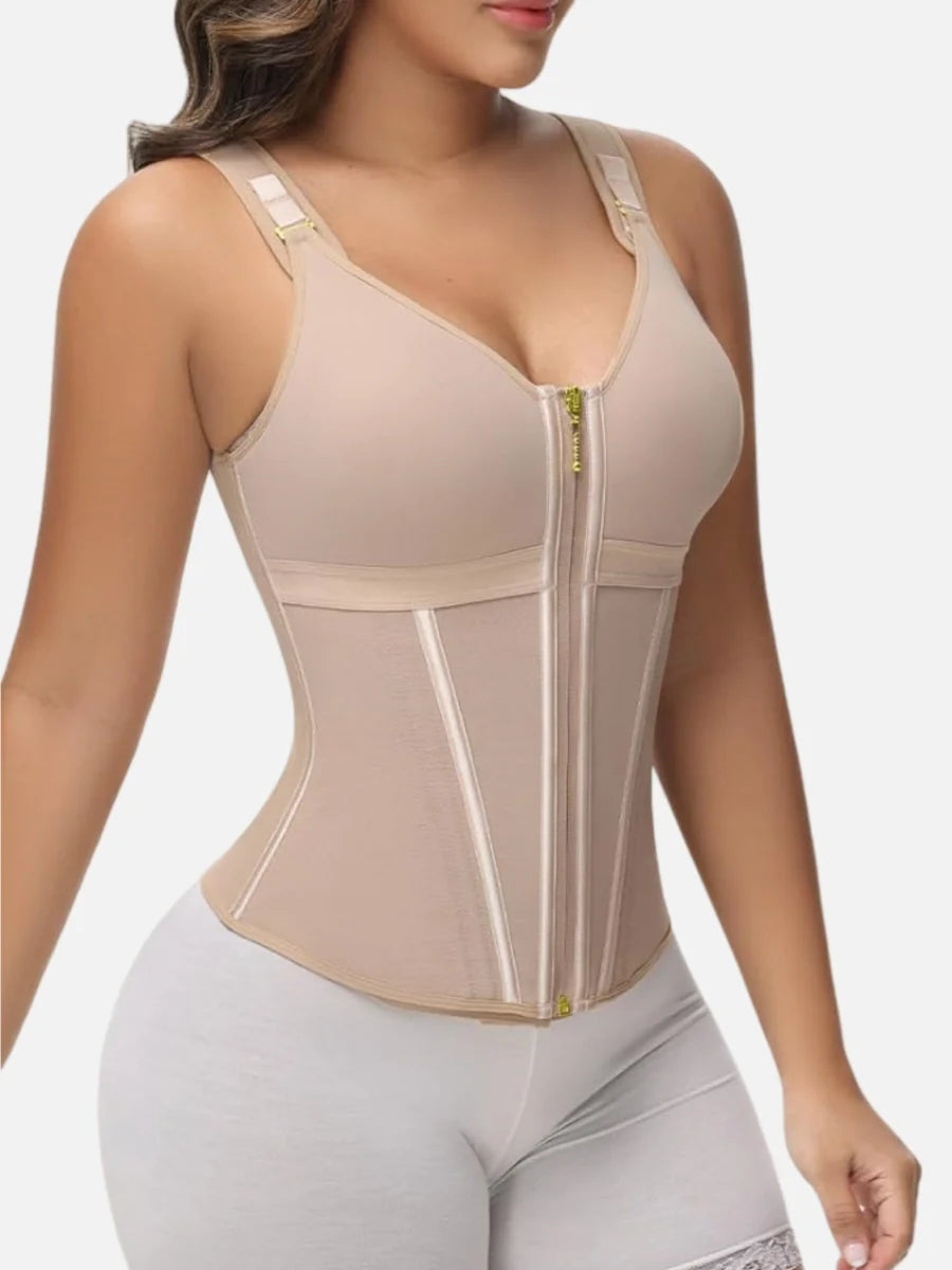Waist Trainer Shaper Vest with Built-in Bra