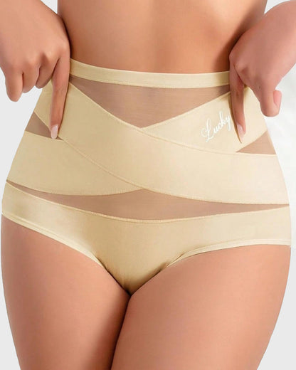 High-Waist Tummy Control Seamless Shaping Panties (4 Pack)