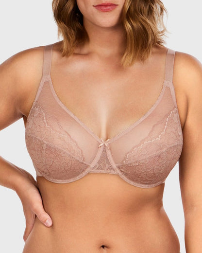 Full Coverage Lace Minimizer Bra