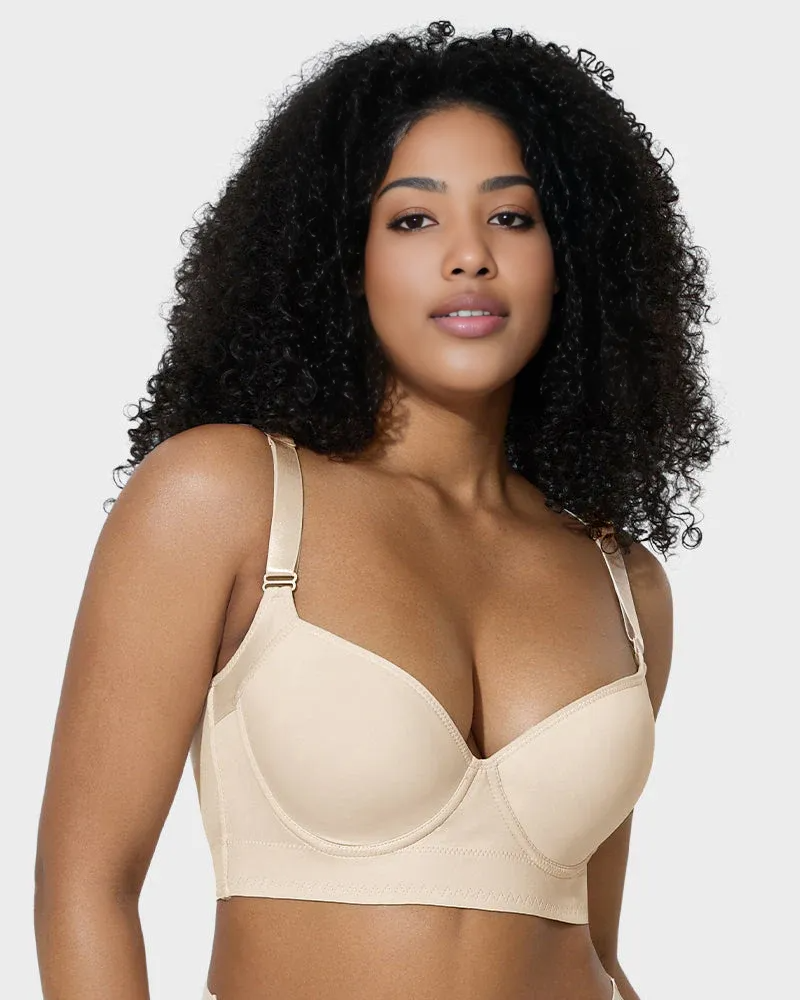 Back-Smoothing Push-Up Bra — Classic All-Day Lift & Comfort
