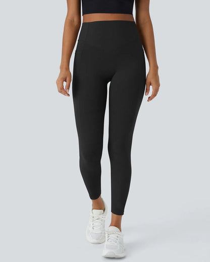 High Waisted Tummy Control Shaping Training Leggings (2 Pack)